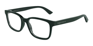 Alexander McQueen AM0541O men Green Squared Eyeglasses