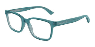 Alexander McQueen AM0541O men Blue Squared Eyeglasses