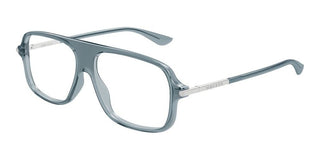 Alexander McQueen AM0555O unisex Blue Pilot Eyeglasses
