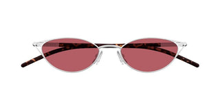 Alexander McQueen AM0563S women Silver Cat Eye Sunglasses