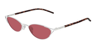 Alexander McQueen AM0563S women Silver Cat Eye Sunglasses