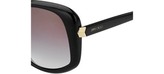 Jimmy Choo AMADA/S women Black Oversize Sunglasses