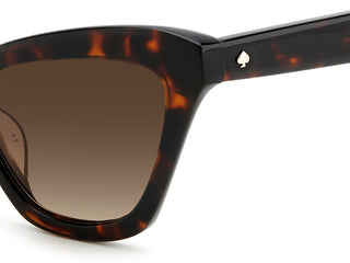 Kate Spade AMELIE/G/S women Havana Squared Sunglasses