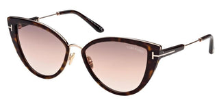 Tom Ford ANJELICA-02 FT 0868 women Havana Cat Eye Sunglasses