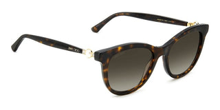 Jimmy Choo ANNABETH/S women Havana Butterfly Sunglasses