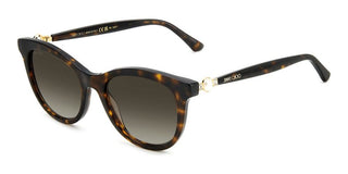Jimmy Choo ANNABETH/S women Havana Butterfly Sunglasses