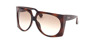 Max Mara ANNE MM0023 unisex Havana Geometric Sunglasses