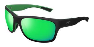 Maui Jim Ano Nui Mj0681s Men Black Squared Sunglasses