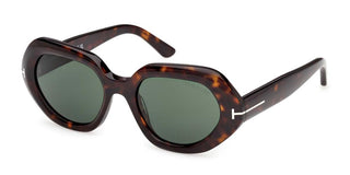 Tom Ford APRIL-02 FT1317 women Havana Geometric Sunglasses