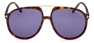 Tom Ford ARCHIE FT 1079 men Havana Pilot Sunglasses