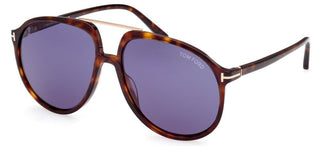 Tom Ford ARCHIE FT 1079 men Havana Pilot Sunglasses