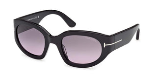 Tom Ford ARIZONA-02 FT1313 women Black Oval Sunglasses
