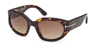 Tom Ford ARIZONA-02 FT1313 women Havana Oval Sunglasses