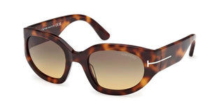 Tom Ford ARIZONA-02 FT1313 women Havana Oval Sunglasses