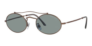 Giorgio Armani AR 115SM men Brown Geometric Sunglasses