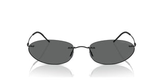 Giorgio Armani Ar 1508m Women Black Oval Sunglasses