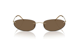 Giorgio Armani Ar 1508m Women Gold Oval Sunglasses