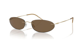 Giorgio Armani Ar 1508m Women Gold Oval Sunglasses