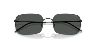 Giorgio Armani AR 1512M men Black Rectangle Sunglasses
