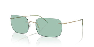 Giorgio Armani Ar 1512m Men Gold Rectangle Sunglasses