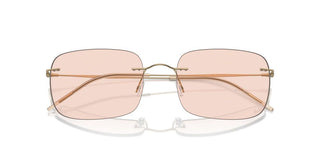 Giorgio Armani Ar 1512m Men Gold Rectangle Sunglasses