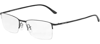 Giorgio Armani Ar 5010 Men Black Rectangle Eyeglasses