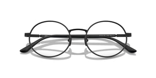 Giorgio Armani Ar 5145j Unisex Black Oval Eyeglasses