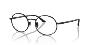 Giorgio Armani Ar 5145j Unisex Black Oval Eyeglasses