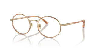 Giorgio Armani Ar 5145j Unisex Gold Oval Eyeglasses