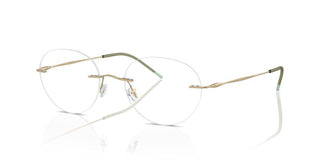 Giorgio Armani Ar 5147 Men Rose Gold Round Eyeglasses
