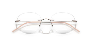 Giorgio Armani Ar 5147 Men Brown Round Eyeglasses