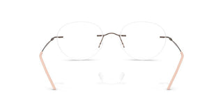 Giorgio Armani Ar 5147 Men Brown Round Eyeglasses