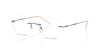 Giorgio Armani Ar 5147 Men Brown Round Eyeglasses