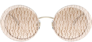 Giorgio Armani AR 6087 women Gold Oversize Sunglasses