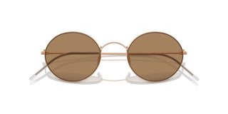 Giorgio Armani AR 6115T men Rose gold Round Sunglasses