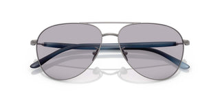 Giorgio Armani Ar 6162 Men Silver Pilot Sunglasses