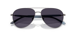 Giorgio Armani Ar 6162 Men Silver Pilot Sunglasses