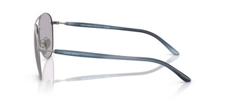 Giorgio Armani Ar 6162 Men Silver Pilot Sunglasses