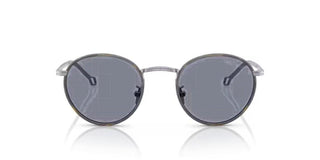 Giorgio Armani AR 6163J men Silver Round Sunglasses