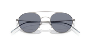 Giorgio Armani Ar 6169 Men Ruthenium Round Sunglasses