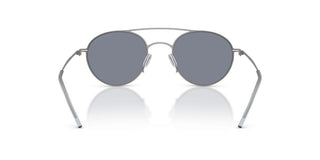 Giorgio Armani Ar 6169 Men Ruthenium Round Sunglasses