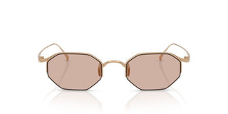Giorgio Armani Ar 6171t Men Gold Geometric Sunglasses