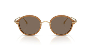 Giorgio Armani Ar 6174t Men Brown Round Sunglasses