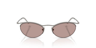 Giorgio Armani Ar 6175 Women Ruthenium Cat Eye Sunglasses