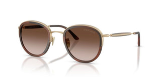 Giorgio Armani Ar 6176 Men Gold Round Sunglasses