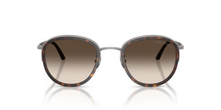 Giorgio Armani Ar 6176 Men Ruthenium Round Sunglasses