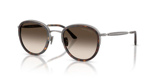 Giorgio Armani Ar 6176 Men Ruthenium Round Sunglasses