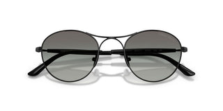Giorgio Armani Ar 6177 Men Black Round Sunglasses
