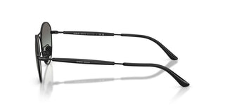 Giorgio Armani Ar 6177 Men Black Round Sunglasses