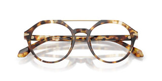 Giorgio Armani AR 7278U men Havana Round Eyeglasses